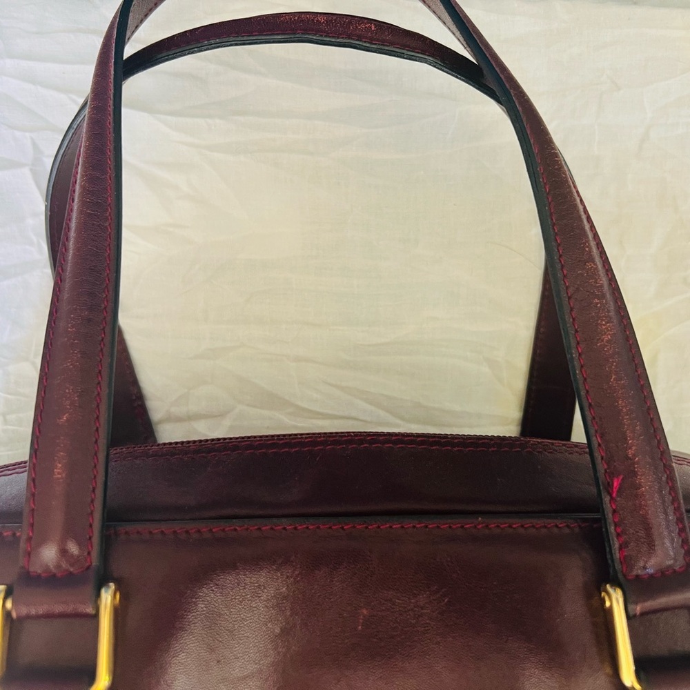 Bally Leather burgundy Satchel - Picture 8 of 15